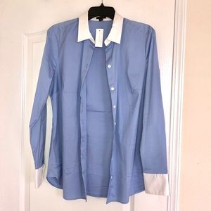 Blue Button-Up Shirt